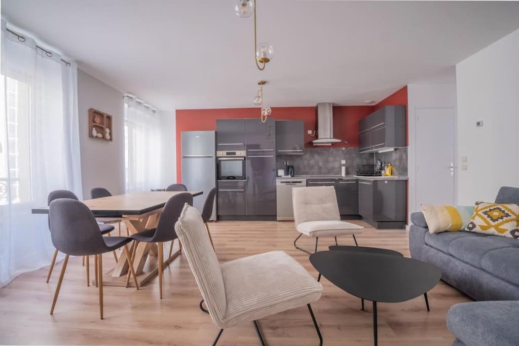Ferienwohnung Le Boulingrin Reims Exterior foto